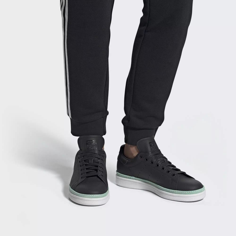 Adidas Stan Smith New Bold Tenis Negros Para Mujer (MX-47868)